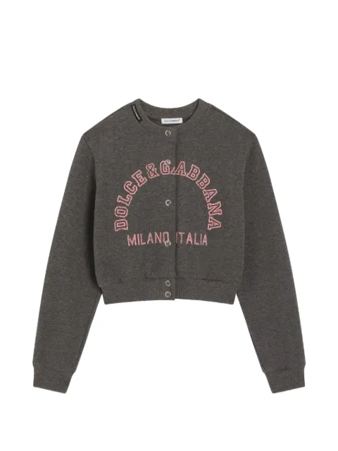 Dolce & Gabbana Kids logo-print cardigan