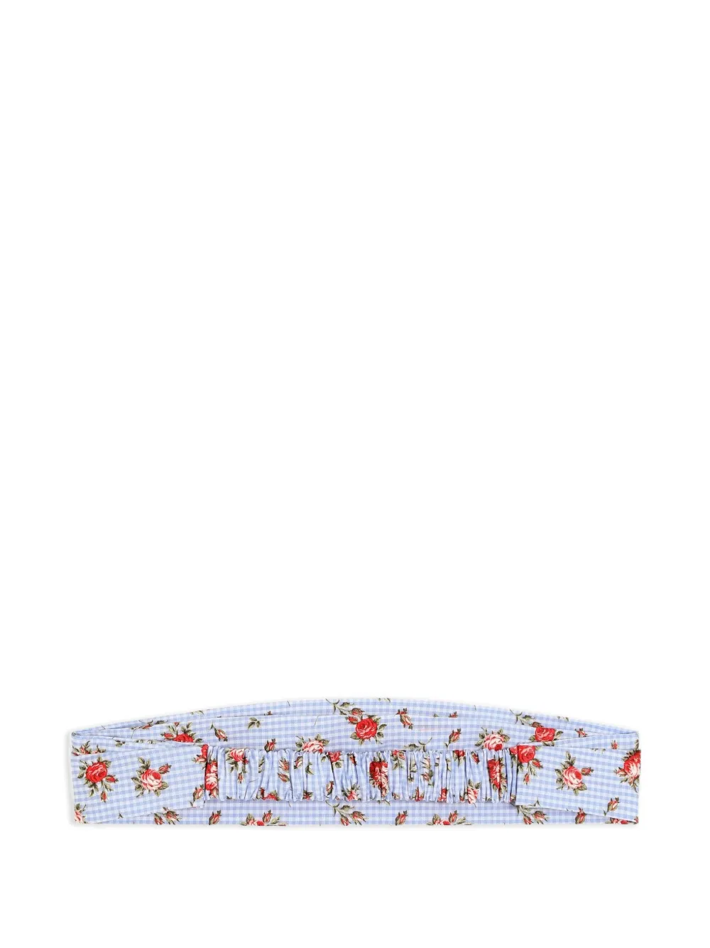 Floral Check Head Band