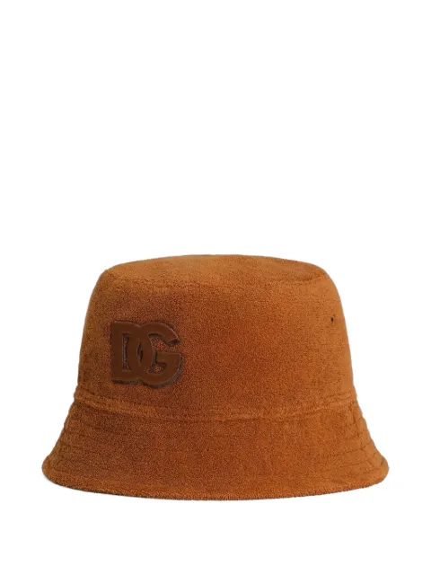 Dolce & Gabbana Kids terry-effect jersey bucket hat