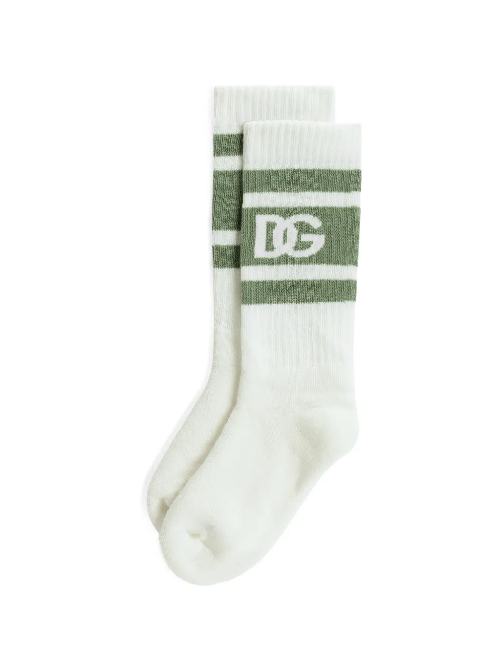 Socks With Intarsia Logo