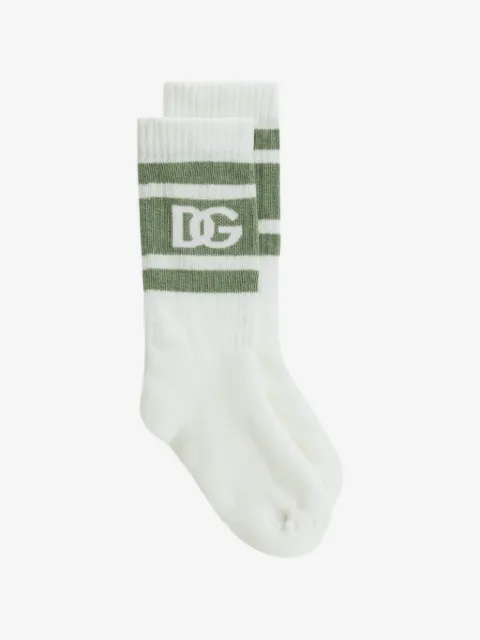 Dolce & Gabbana Kids chaussettes à logo intarsia