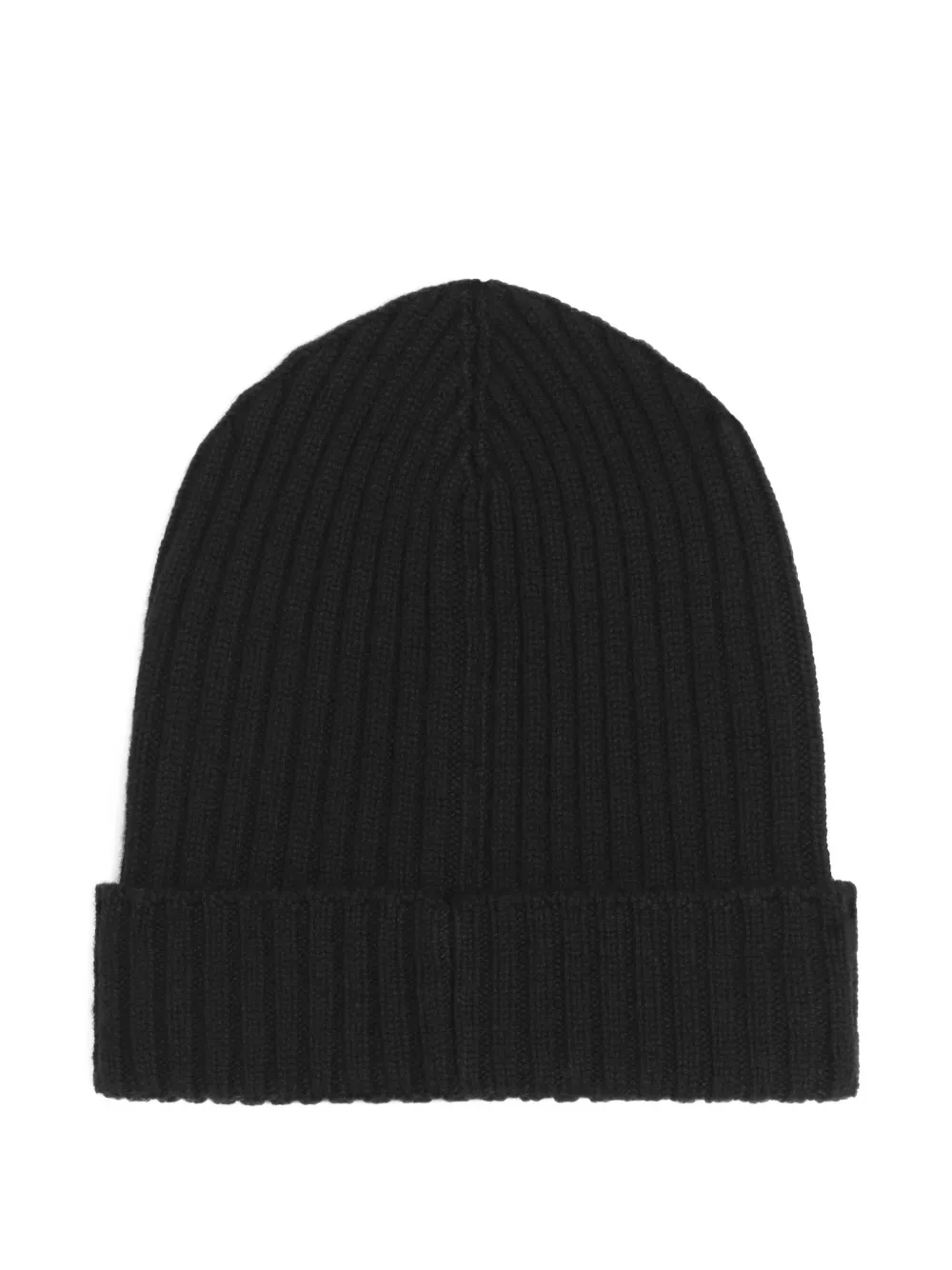 Dolce & Gabbana Kids ribbed logo-plaque beanie hat - Zwart