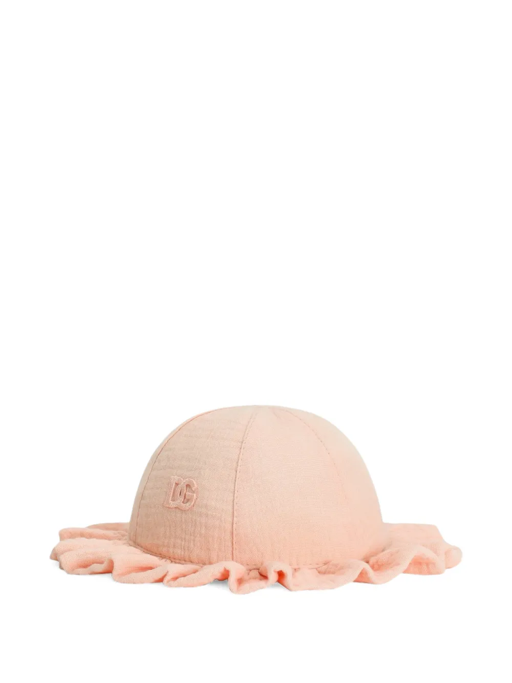 Dolce & Gabbana Kids cotton gauze bucket hat - Pink