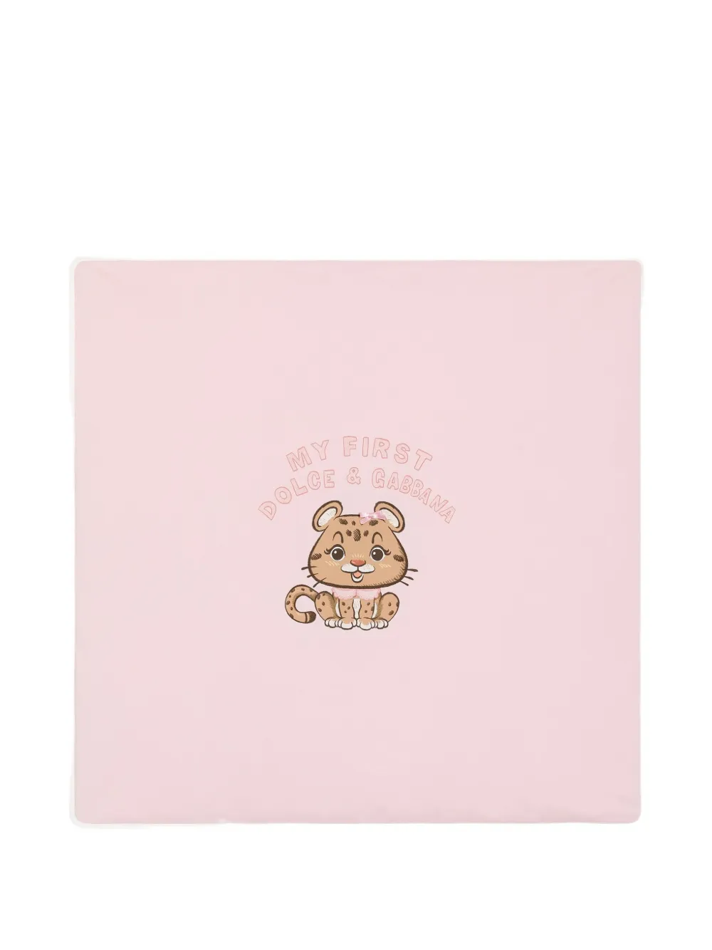 Dolce & Gabbana Kids Coperta con ricamo - Rosa