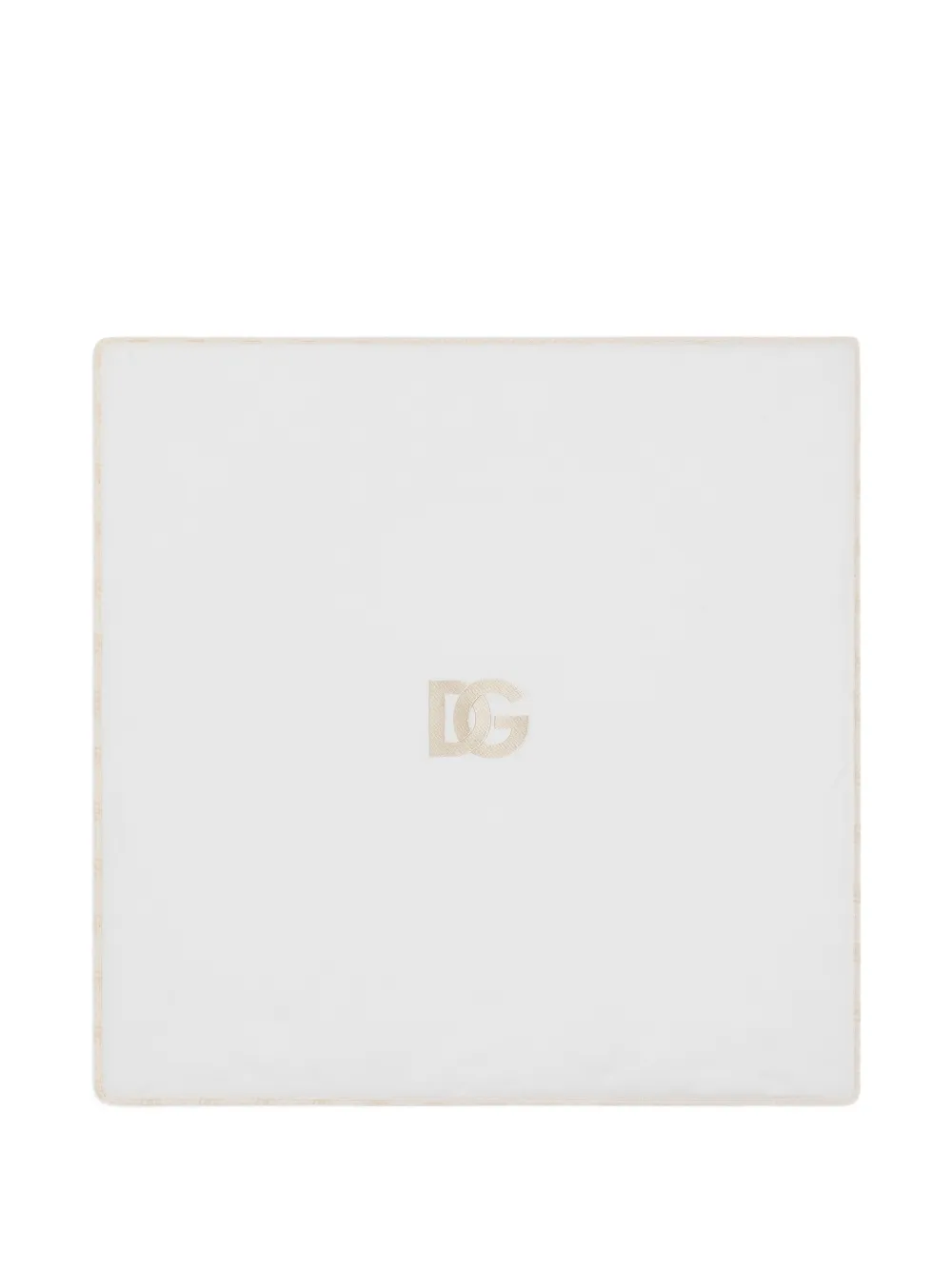 Dolce & Gabbana Kids Coperta con logo - Toni neutri