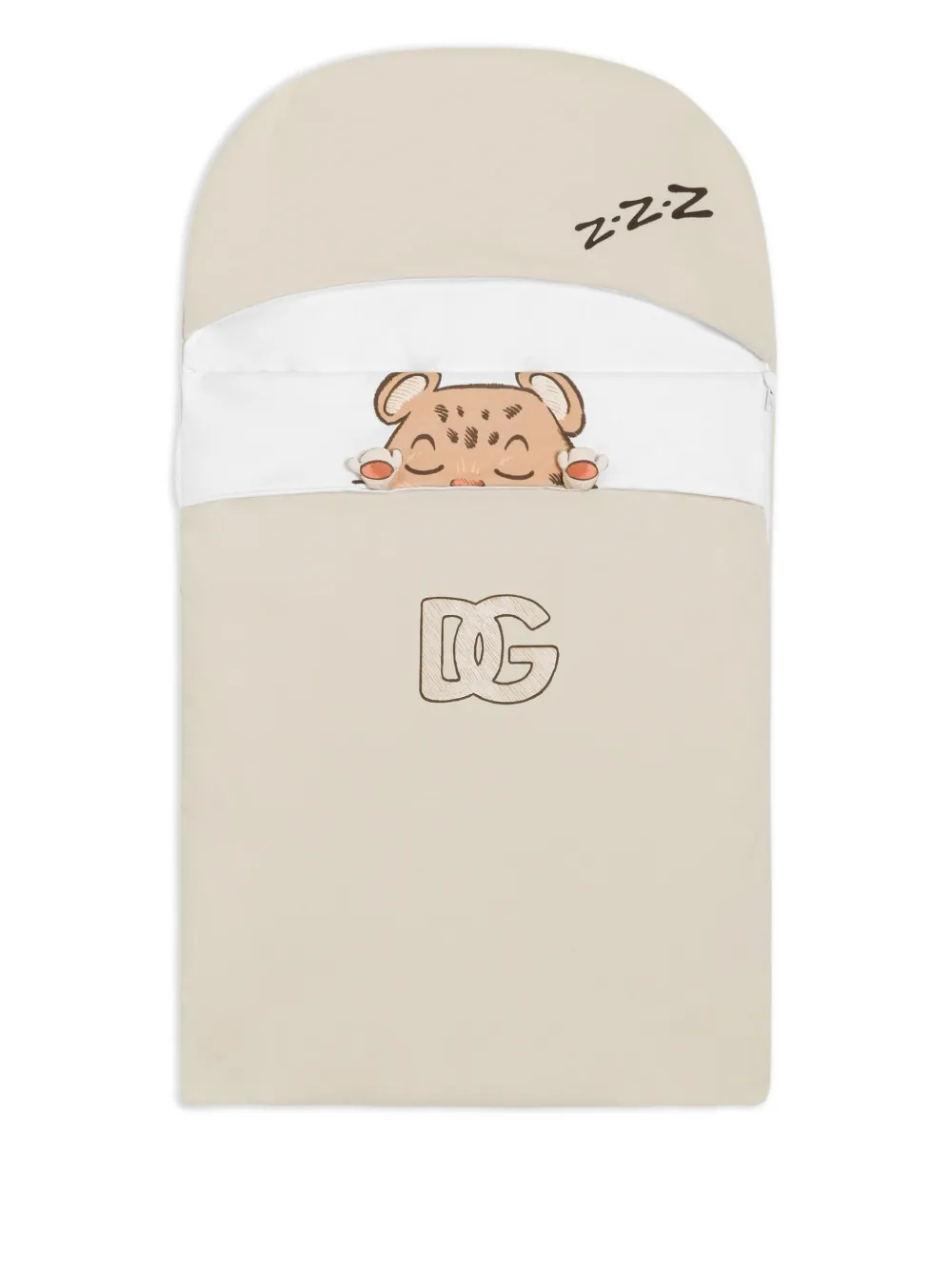 Dolce & Gabbana Kids Sacco nanna con stampa DG - Toni neutri