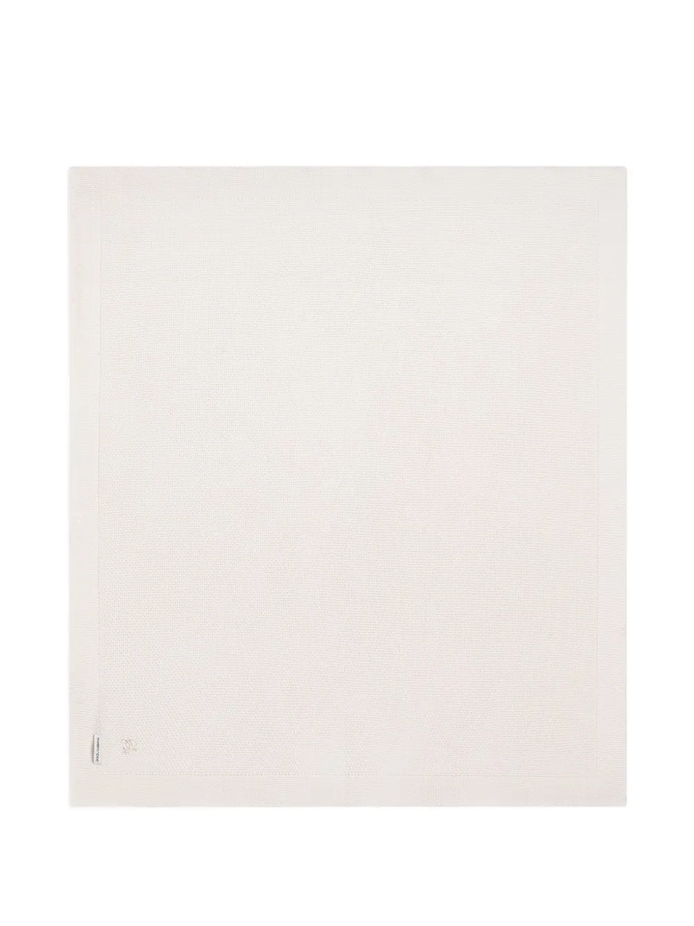 Dolce & Gabbana Kids Deken met textuur - Beige