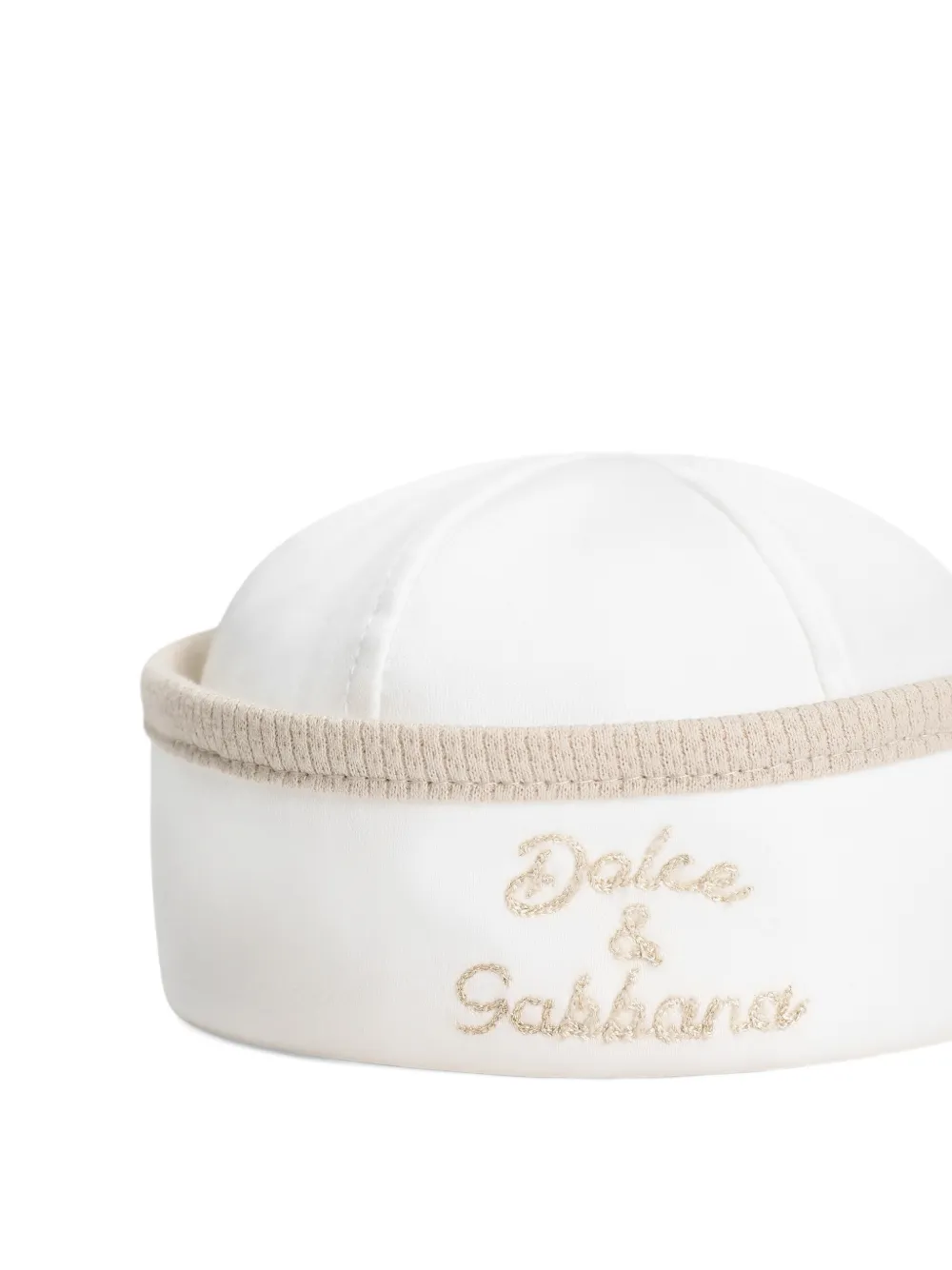 Dolce & Gabbana Kids Muts met geborduurd logo Wit