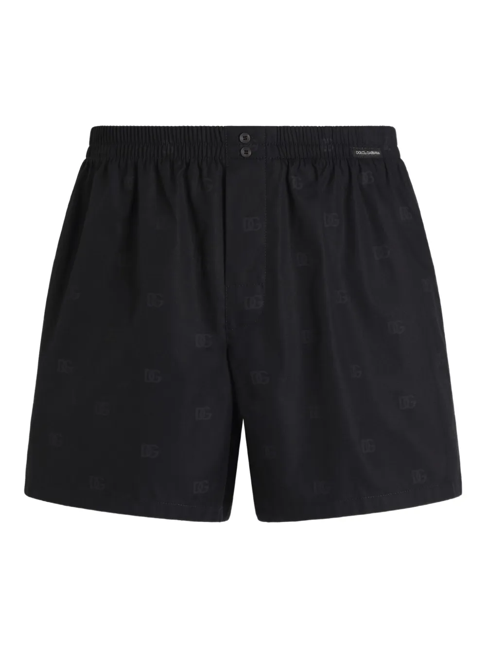 Dolce & Gabbana Boxer con motivo DG - Nero