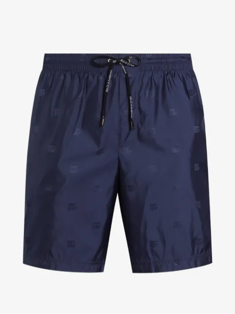 Dolce & Gabbana medium swim boxer shorts in logo jacquard