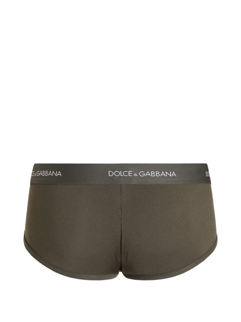 Dolce & Gabbana Brando geribbelde slip Groen