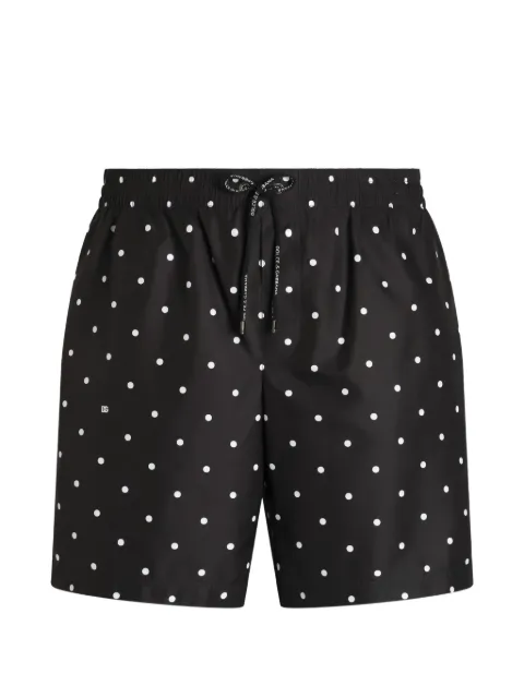 Dolce & Gabbana polka-dot print swim boxer shorts