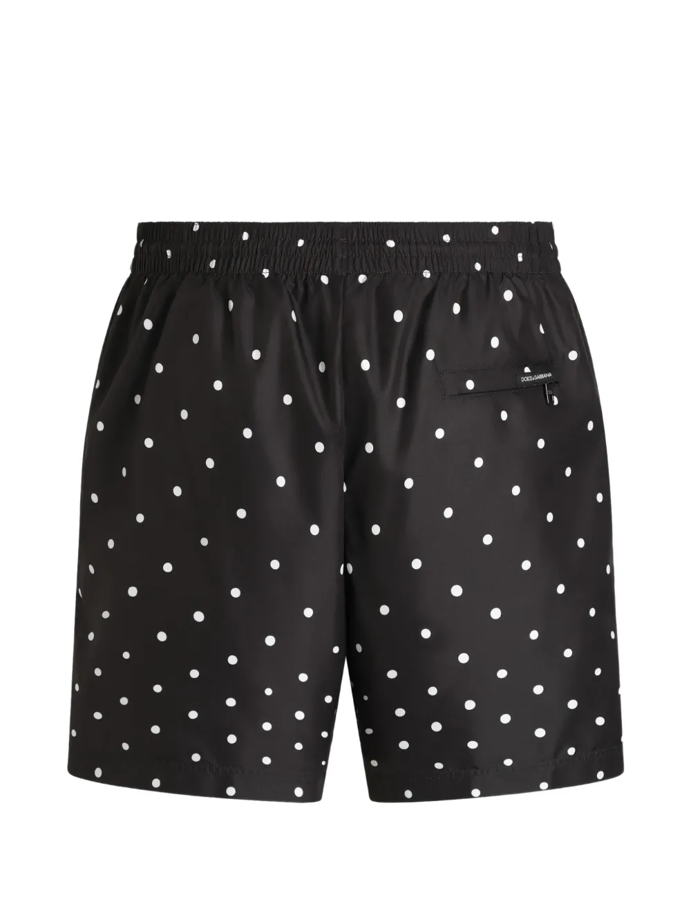 Dolce & Gabbana Zwembroek met stippen Zwart