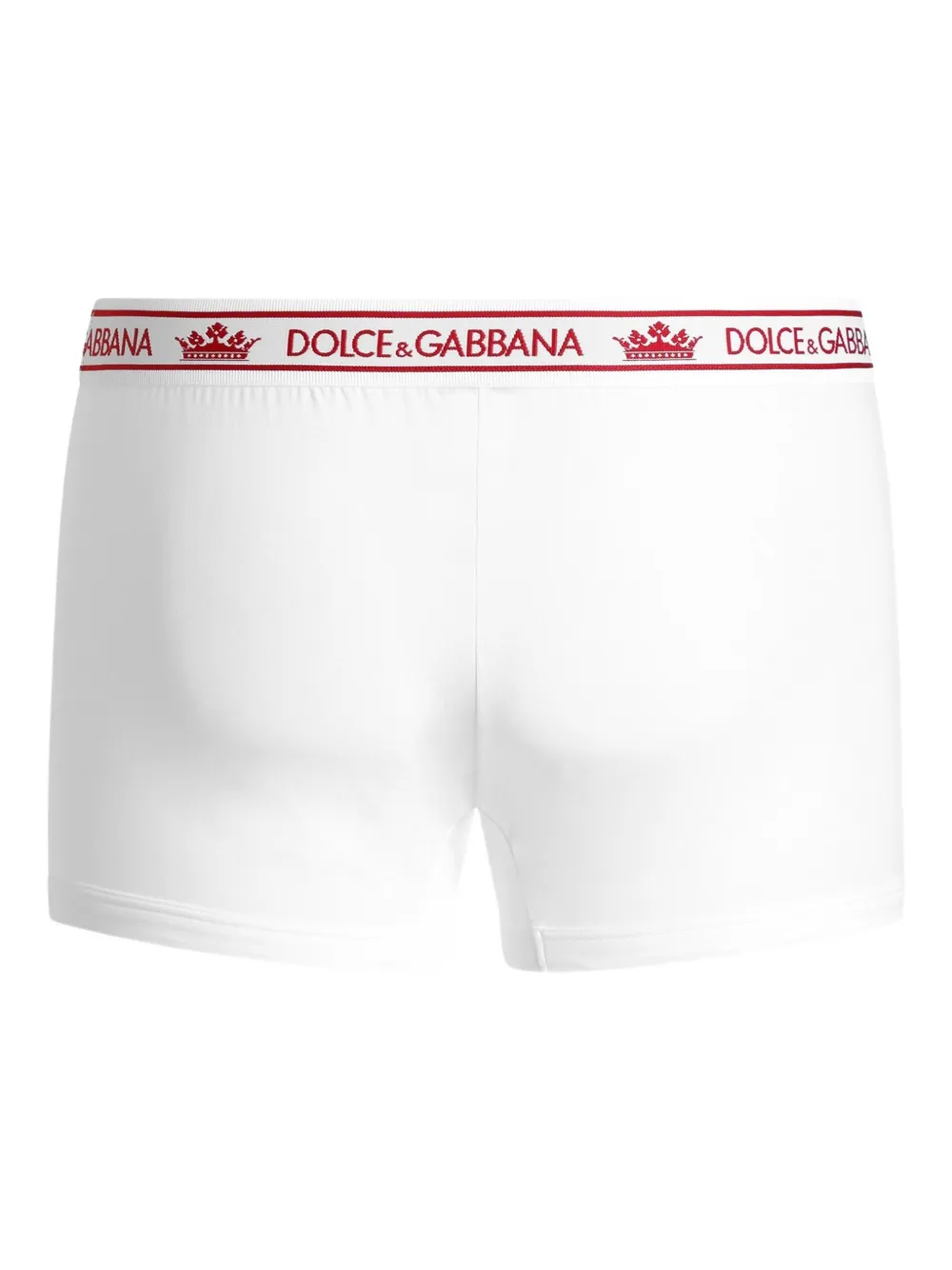 Dolce & Gabbana Drie boxershorts met logoband Zwart