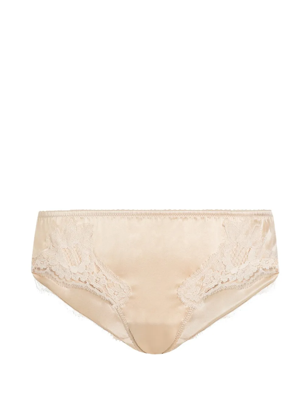 Dolce & Gabbana lace-trim briefs - Toni neutri