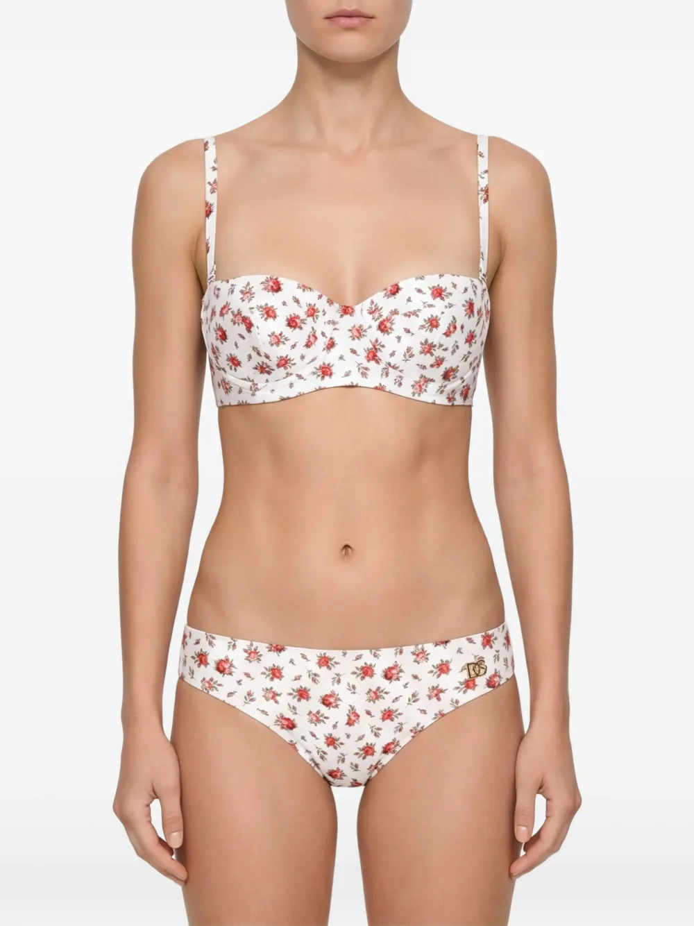 Dolce & Gabbana Bikini met bloemenprint Wit