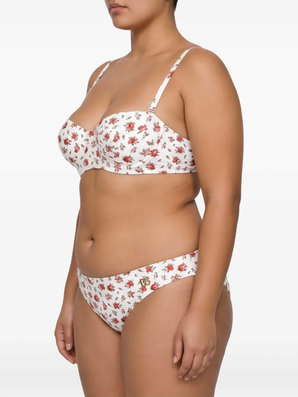 Dolce & Gabbana Bikini met bloemenprint Wit