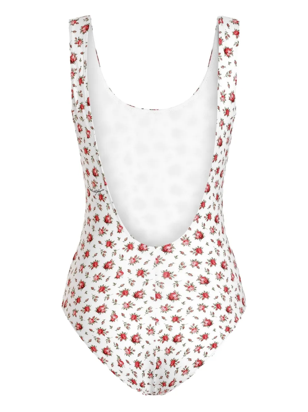 Dolce & Gabbana Badpak met bloemenprint Wit