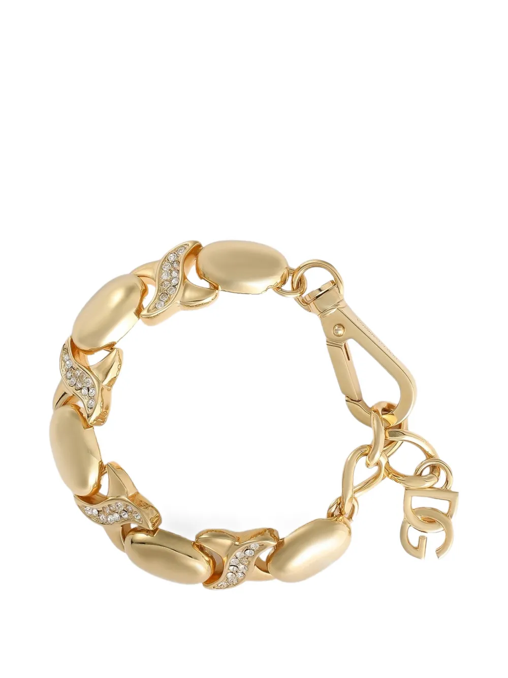 Dolce & Gabbana Bracciale con strass - Oro