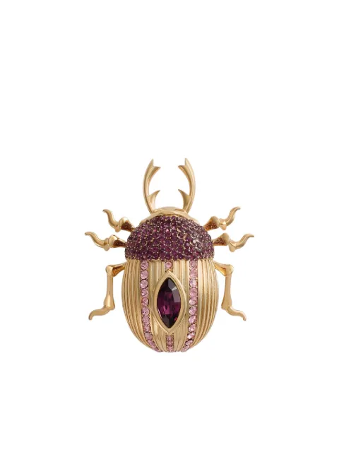Dolce & Gabbana beetle-design brooch