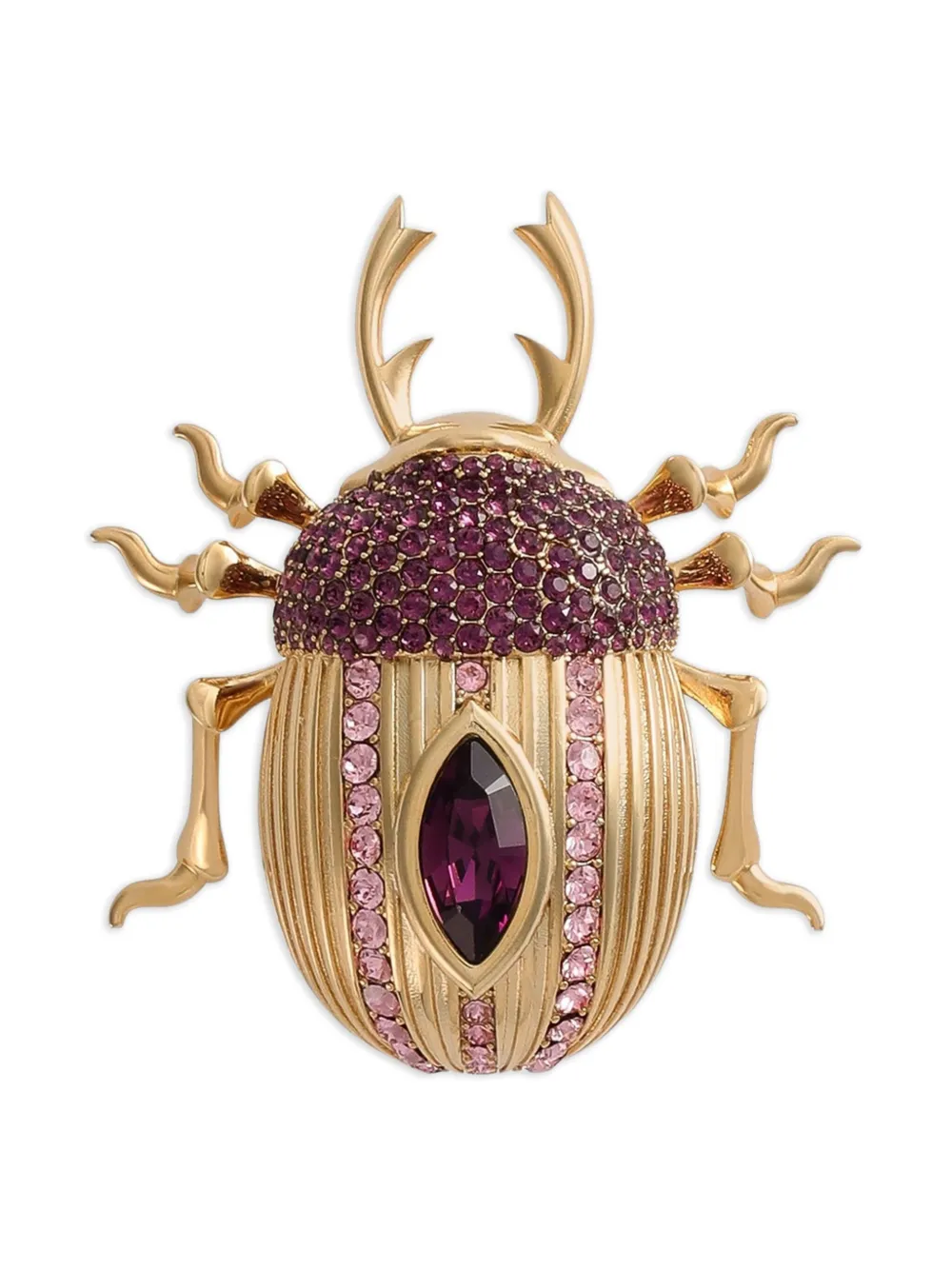 Dolce & Gabbana beetle-design brooch | Gold | Image 1