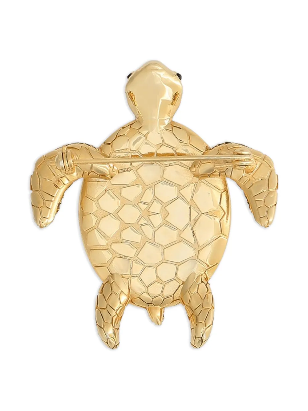 turtle embellished brooch