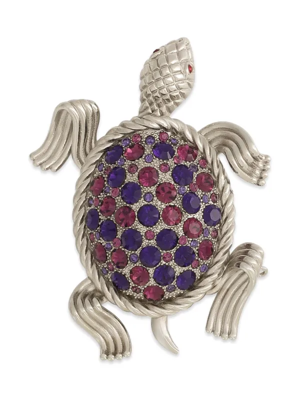 Dolce & Gabbana Sartoria turtle-shaped Brooch | Silver | FARFETCH JO