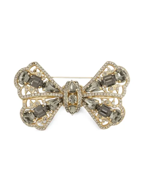 Dolce & Gabbana embellished bow brooch