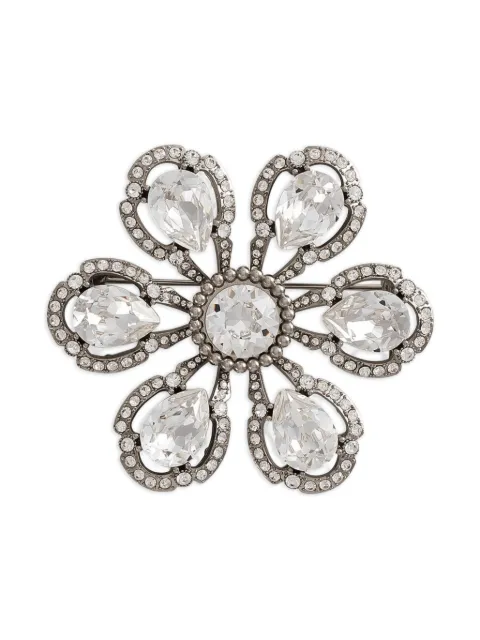 Dolce & Gabbana flower-embellished brooch