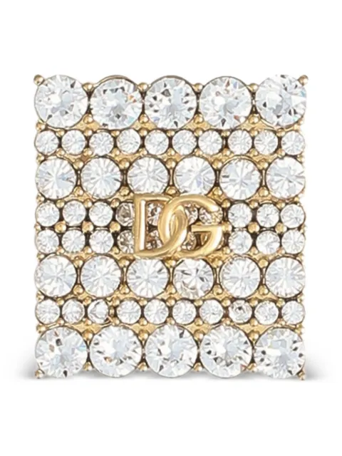 Dolce & Gabbana rhinestone-embellished brooch