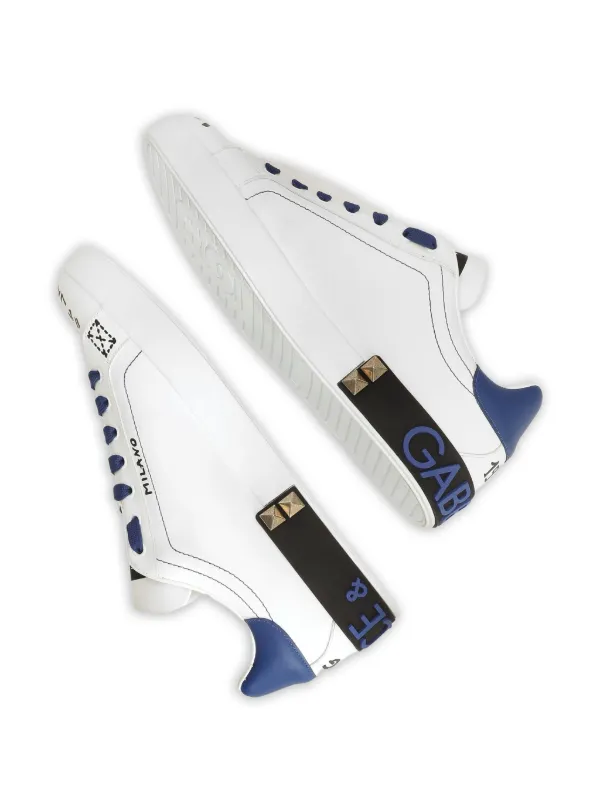 USA&RESORT90さま専用 Dolce & Gabbana Portofino lace-up Sneakers | White | FARFETCH ZA