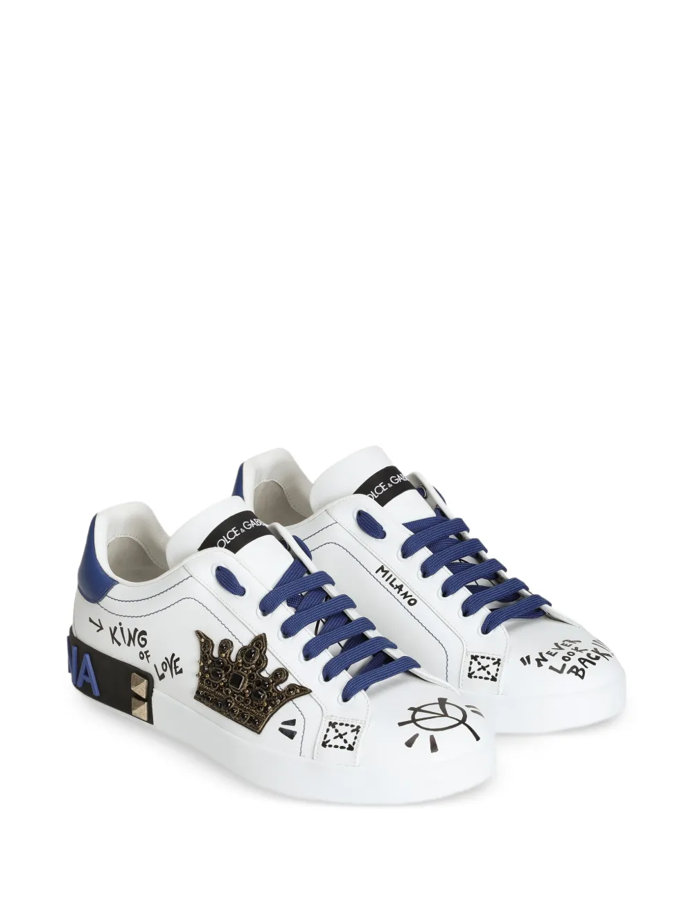 Dolce & Gabbana Portofino lace-up sneakers | Low-Tops | Image 2