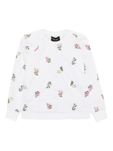 Cynthia Rowley floral-embroidered pullover