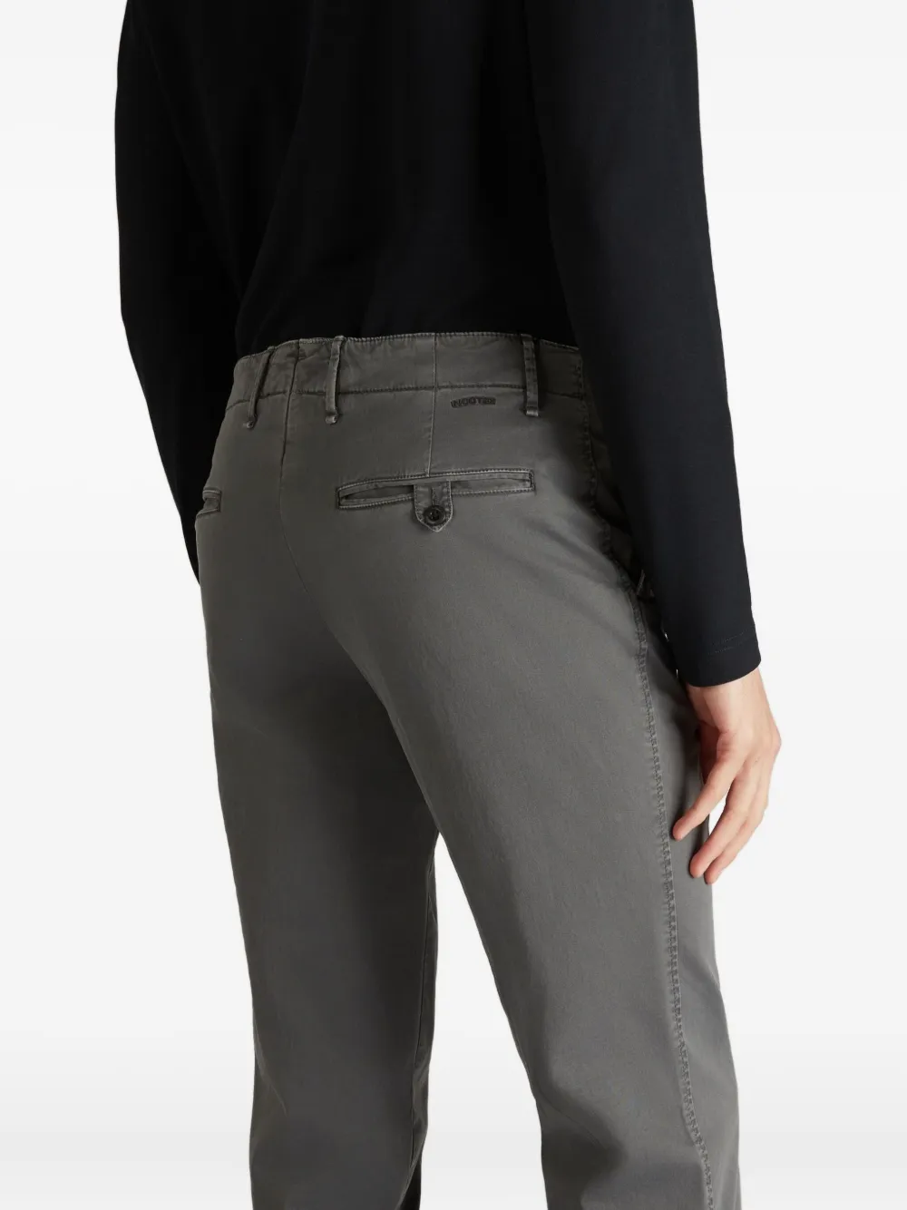 Incotex Chino met riemluslen Grijs