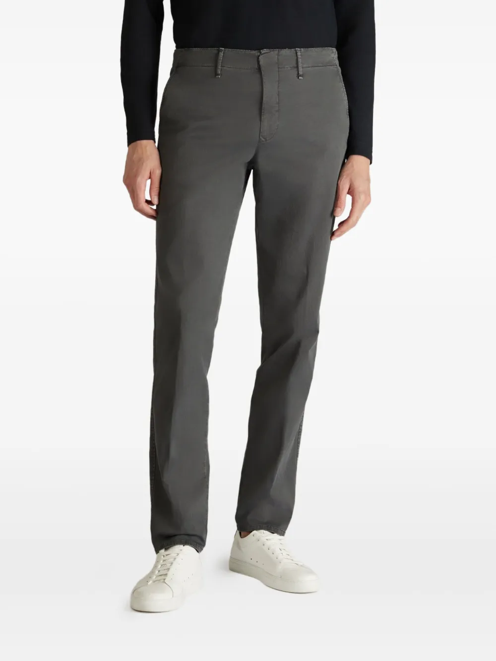 Incotex Chino met riemluslen Grijs