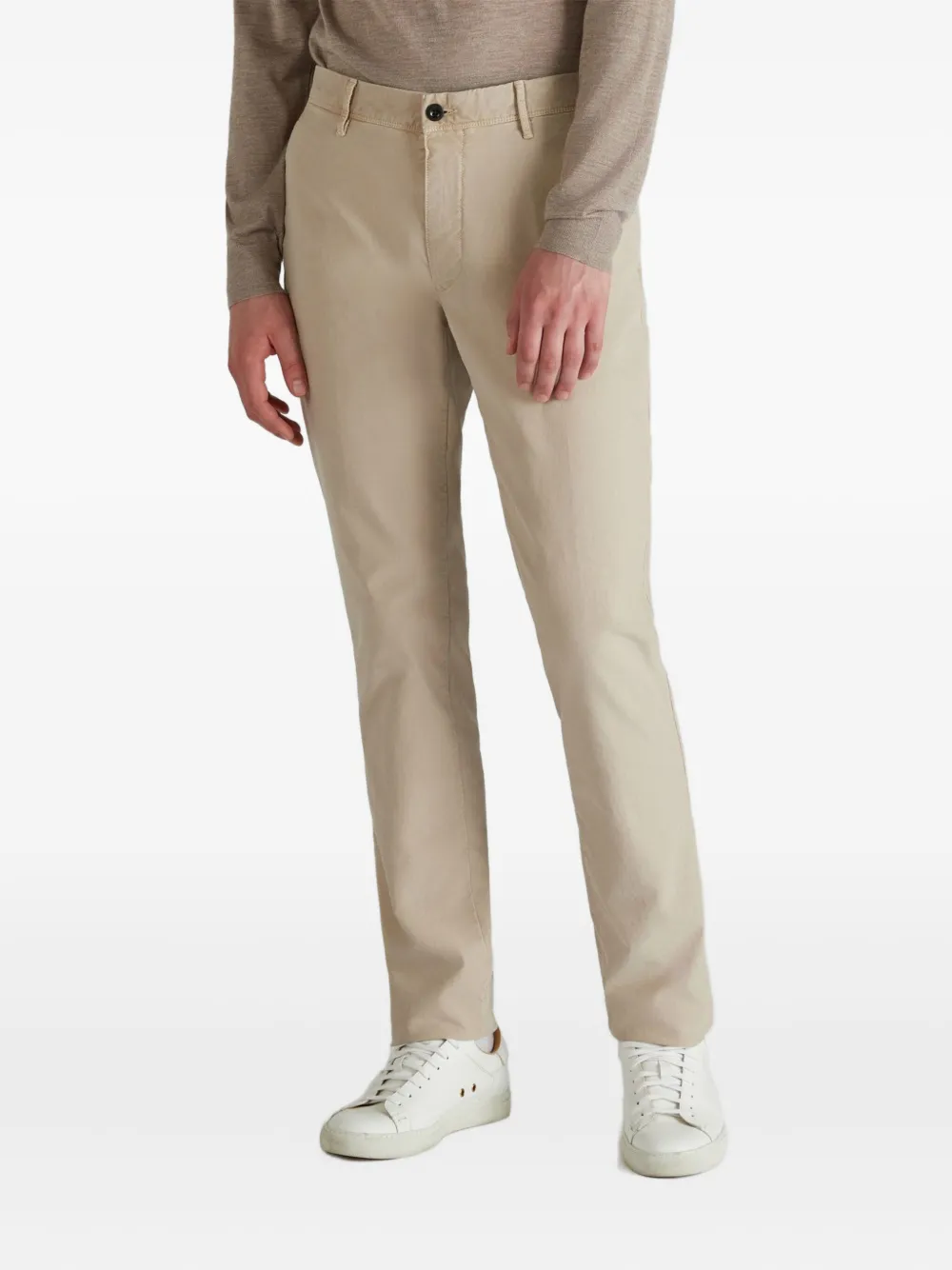 Incotex Tricochino straight broek Beige