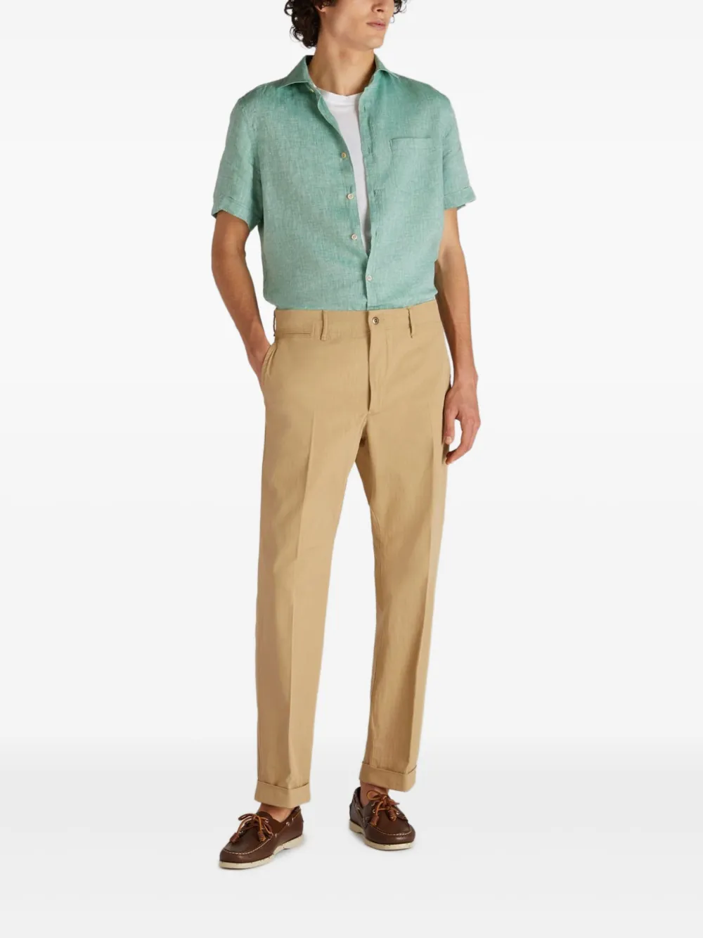 slowear cuffed-hem trousers | Regular-Fit & Straight Leg Pants | Image 2