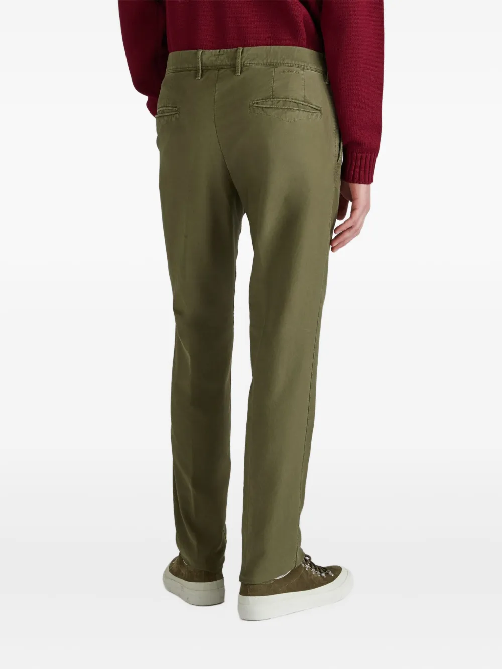 Incotex Tricochino regular broek Groen