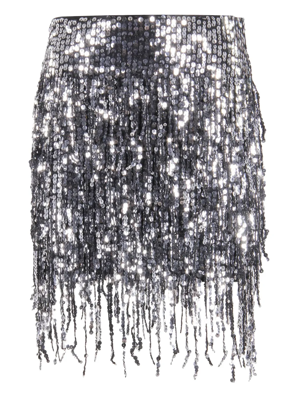 Isabelle Blanche fringed sequinned mini skirt | Straight Skirts | Image 2