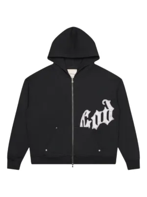 GODSPEED OG Logo V2 zip-up Hoodie | Black | FARFETCH