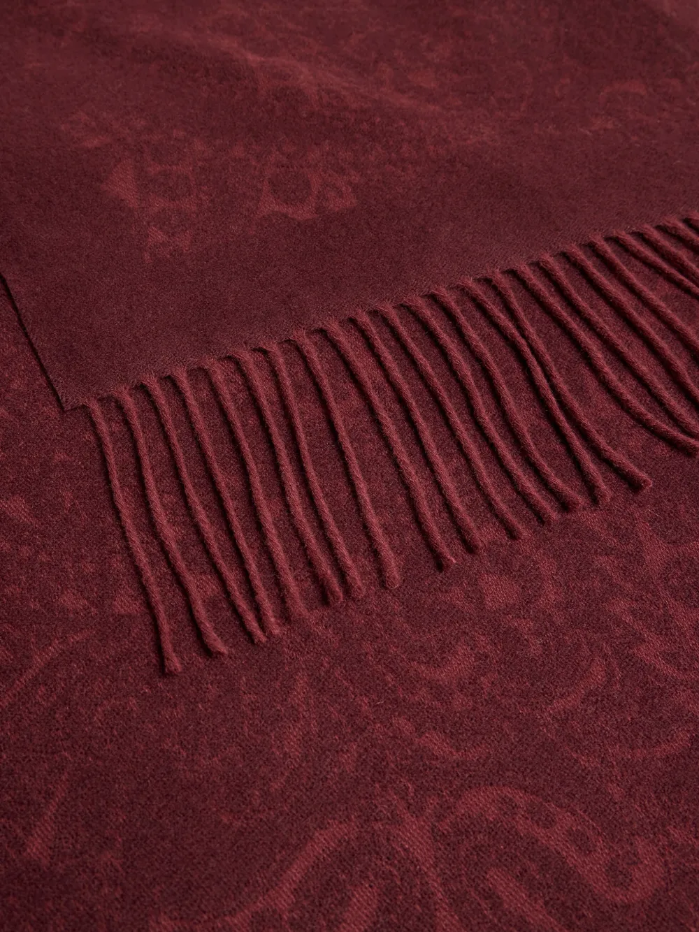 ETRO Sjaal met paisley jacquard Rood