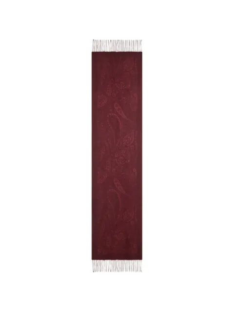 ETRO paisley jacquard scarf