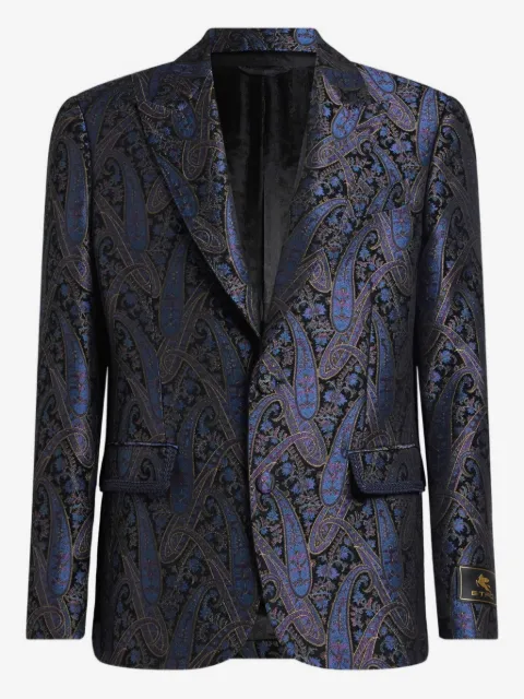 ETRO veste à motif cachemire en jacquard