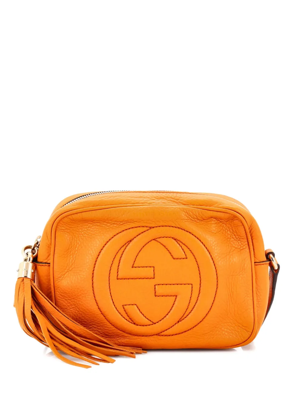 Gucci Pre-Owned Soho Disco Leather Small crossbody bag - オレンジ Gucci Pre-Owned Soho Disco Leather Small crossbody bag - オレンジ