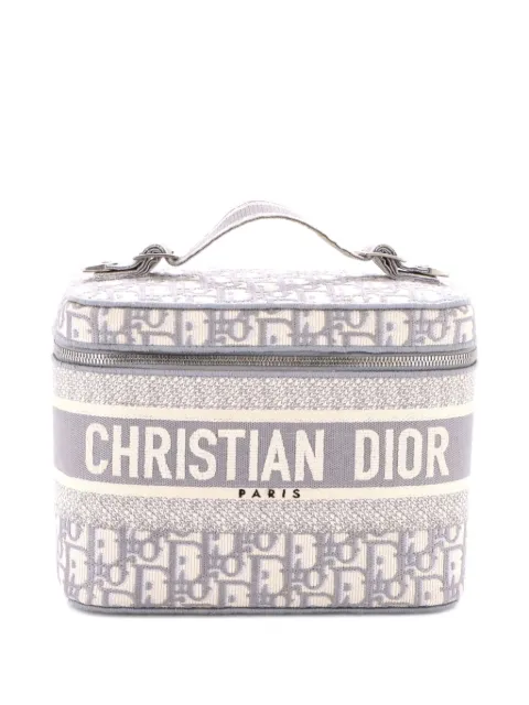 Christian Dior Pre-Owned DiorTravel Vanity Case Oblique Canvas pouch