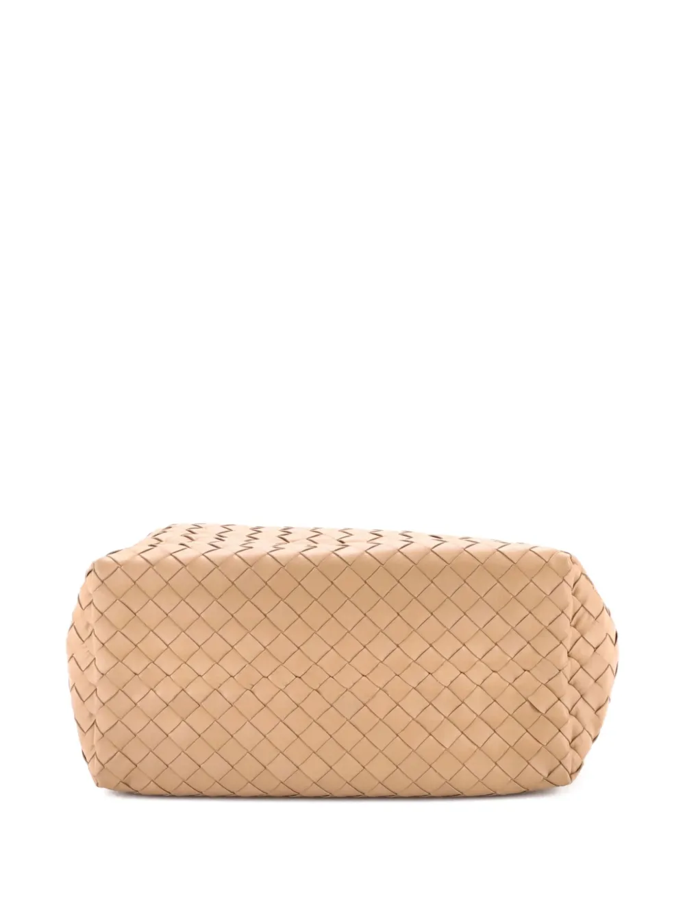 Pre-owned Bottega Veneta Garda Bag Intrecciato Nappa Medium Tote Bag In Neutral