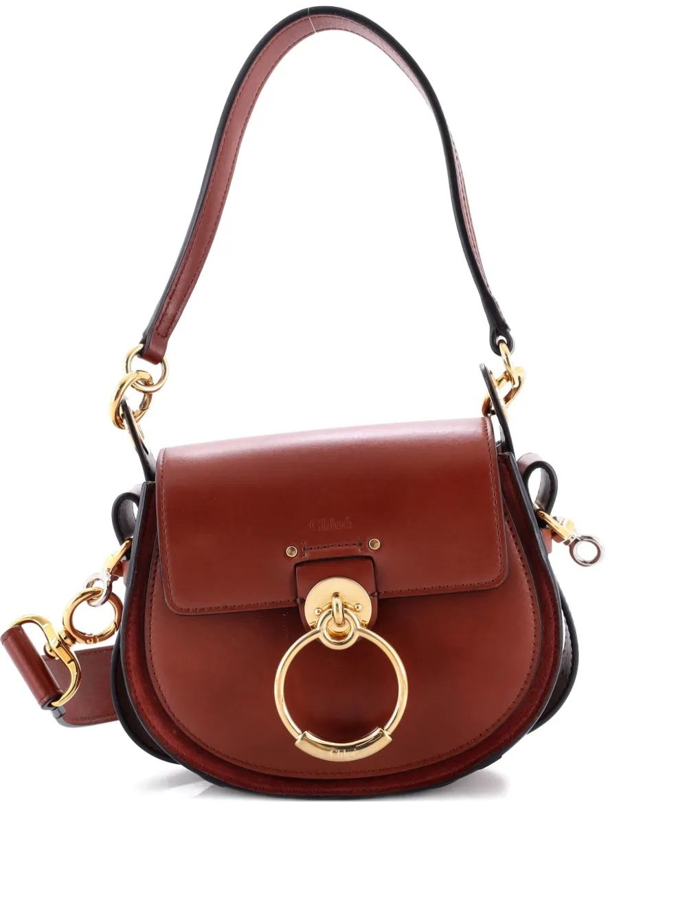 Chloé Pre-Owned Tess Bag Leather Small shoulder bag - ブラウン Chloé Pre-Owned Tess Bag Leather Small shoulder bag - ブラウン