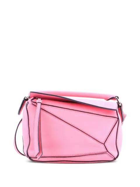 Loewe Pre-Owned Puzzle Bag Leather Mini crossbody bag