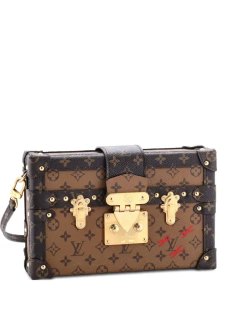 Louis Vuitton Pre-Owned Petite Malle Handbag Reverse Monogram Canvas clutch bag
