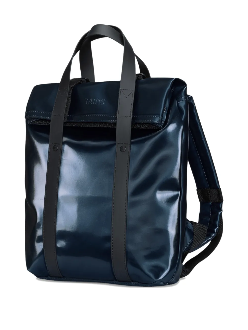 Rains 2 Way Top-handle Tote Backpack In Blue